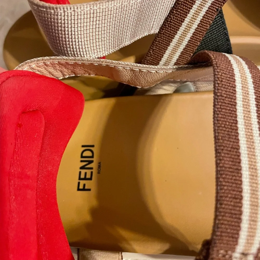 Fendi FF Logo Sandal